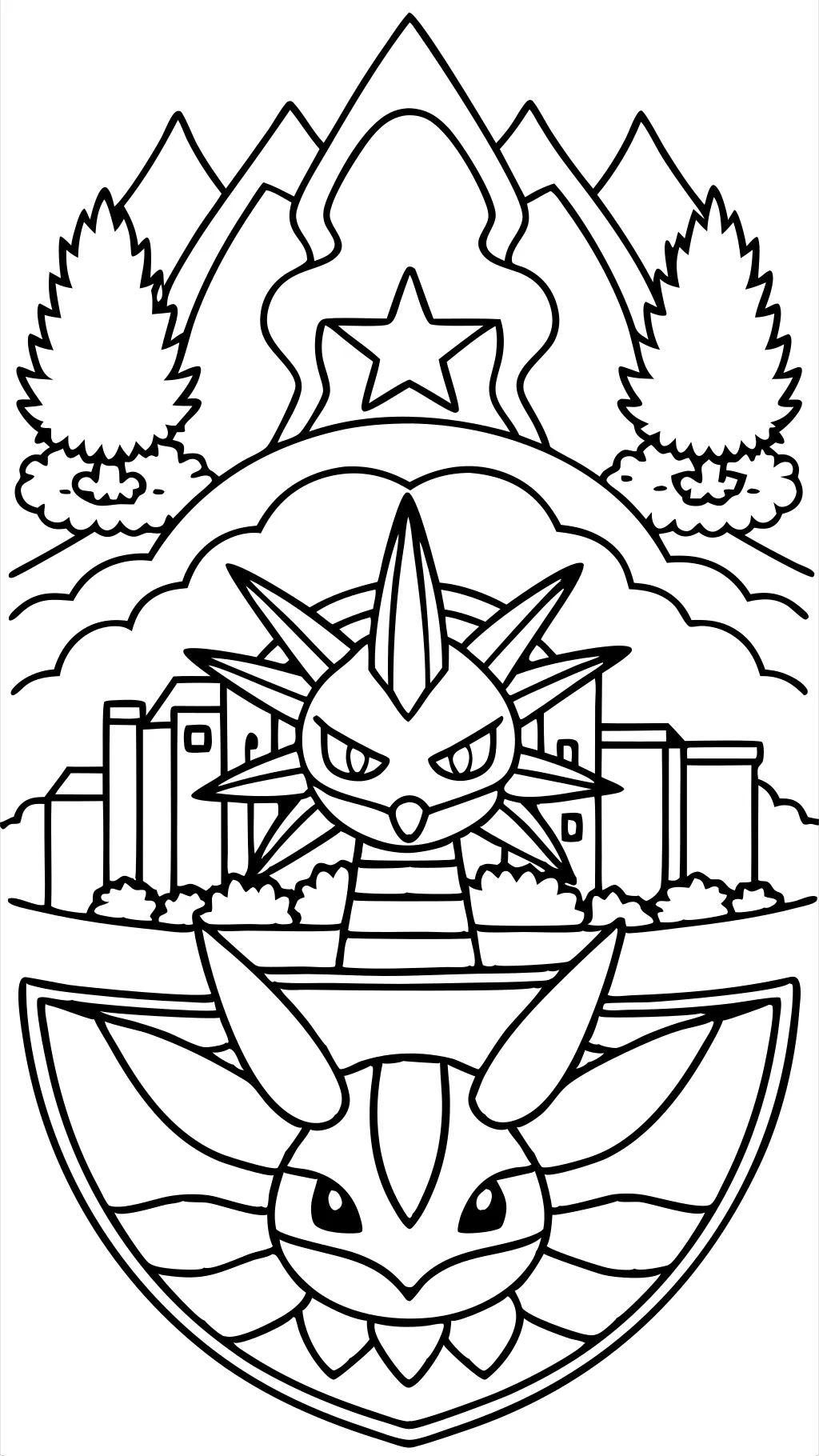 coloring pages legendary pokemon